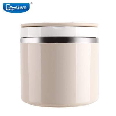 China Keep Food Korea Hot 2 Layers Round Stainless Steel Food Container for sale