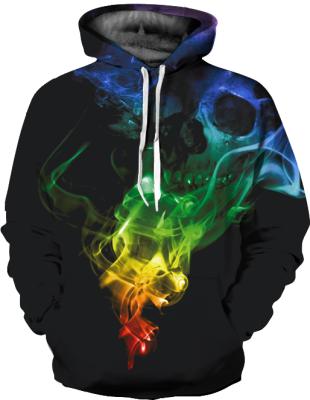 China High quality fashion custom made anti-shrink 3D printed sublimation polyester unisex hoodie with your design OEM for sale