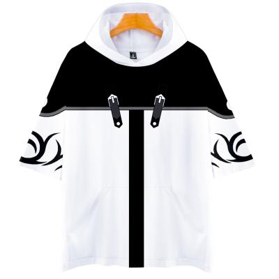 China 2020 Summer Men's Hip Hop Designer Amazon Hot Selling Anti-Shrink Hooded Casual Men's T-shirt for sale