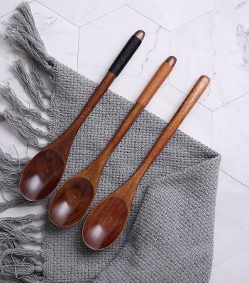 China Viable Good Quality Perfect Mixing Spoon, Handmade Wooden Coffee Tea Long Time Custom Spoon For Home for sale