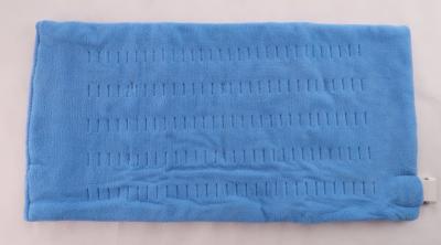 China Microplush Polyester Blue Heating Pad With Overheating Protection for sale