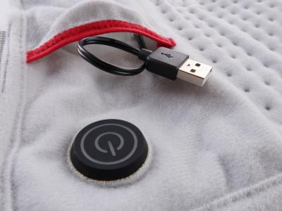 China DC 5V 3A USB Heizkissen für Taille Micromink Polyester Material zu verkaufen