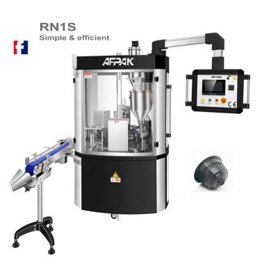 China Beverage Afpak RN1S China Factory New Product High Efficiency Automatic Easy To Use Dolce Enthusiasm Coffee Filling Sealing Machine for sale