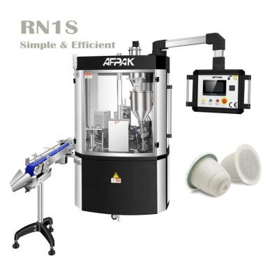 China High efficient biodegradable capsules filling machine/Nespresso compatible capsules filling machine/Kcup filling sealing machine for sale