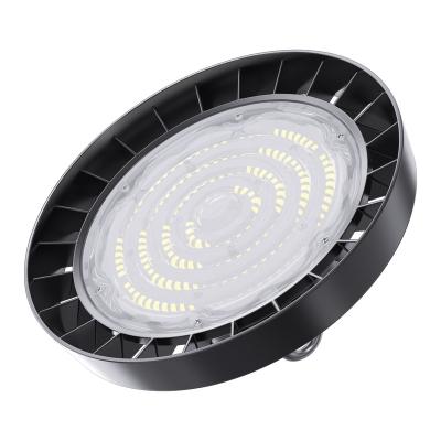 China Warehouse LED High Bay Light 150W 24000lm 5000K 1-10V Dimmable UFO Lights for Gym Factory Warehouse for sale