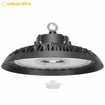 China Waterproof Warehouse UFO 200LM/W Canopy Lights LED High Bay Light With Plug In Sensor for sale