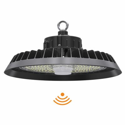 China Warehouse UFO LED Highbay Light 100W 120W Sensor LED Light For Warehouse Lighting for sale