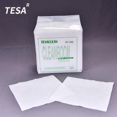 China Durable 1006D Water Absorption Polyester Dust Free Cleaning Fabric 100% Industrial Wiping Rags for sale