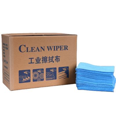 China WIP-X7002Z Viable In Automotive Motors Spunlace Cellulose Polyester Industry Disposable Wiper Towel For Car for sale