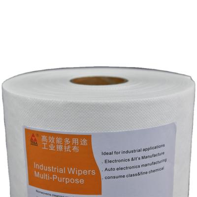 China WIP-X9030 PP Viable Roll Nonwoven Fabric Printhead Cleaning Paper Wipes for sale