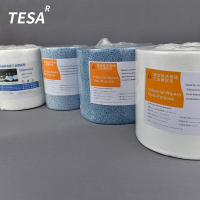 China WIP-X9050 Sustainable Industrial Lens Roll Wipes Nonwoven Disposable Cleaning Cloths for sale