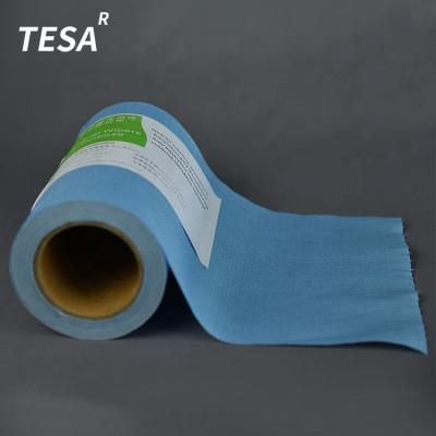 China Sustainable industrial cleaning rag wood pulp polyester cleaning wipes roll WIP-X7005 T for sale