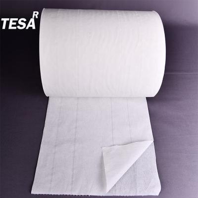 China Sustainable X3001 Widely Use Cellulose Wood Pulp Roll Nonwoven Industrial Cleaning Wipes for sale