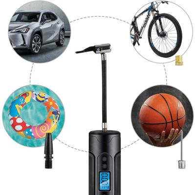 China Inflating Bicycle Band 2021 New Digital 150psi Portable Cordless Air Compressor Car Mini Electric Auto Tire Repair Tools For Bike for sale