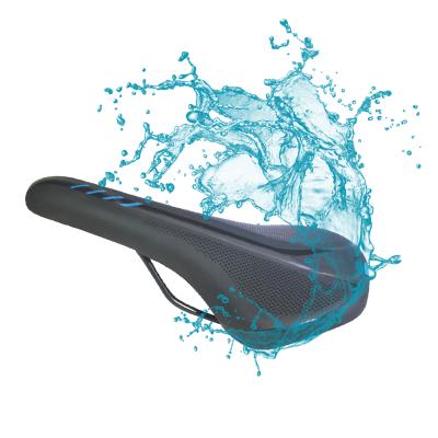 China Hot Selling Single 26 Bike Saddle Seat Leather Waterproof Breathable Bicycle Saddle for sale