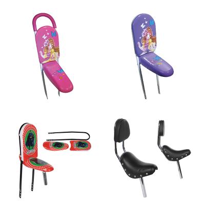 China New Simple Comfortable Kids Bike Back Seat Bicycle Saddle Kids Bike Saddle With Rest Support Bike Seat for sale