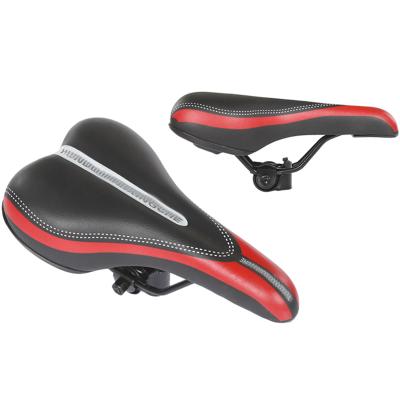 China New Arrival Single Mountain Bicycle Saddle Waterproof PU Bicycle Saddle for sale