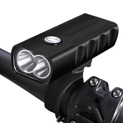 China Ultra Long Lighting Riding Front Light Bicycle Accessories Waterproof Rechargeable Night Distance 300-500 Meters for sale