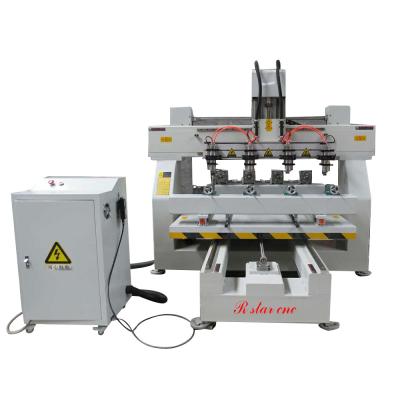 China high precision 4 wooden legs carving used the 4 axis cnc router machine for sale