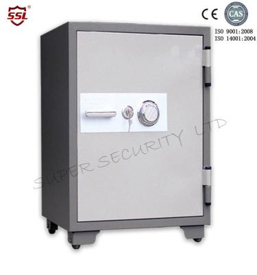 China 540L Locking Points Double Door Fire Resistant Safe Box with 8 Steel Live action Draw Bolts for shares markets for sale