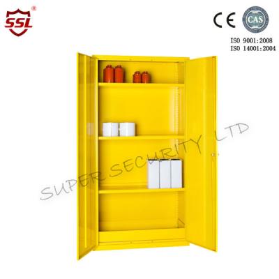 China 36 Litre Hazardous Storage Cabinet  3 Shelves Large Customized Metal Cabinets for sale