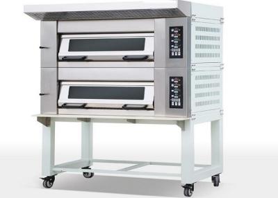 China De grote Elektrische Oven van de Glasdeur voor Bakselcakes, Twee Dek Zes Dienbladen Commerciële Oven voor Baksel Te koop