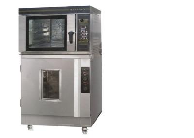 China Elektrische Commerciële Convectieoven met Proofer-de Oven van het de Ovenbaksel van de Bakselcombinatie Te koop