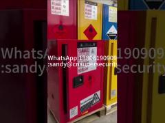 Vertical Drum Hazardous Flammable Storage Cabinet Fully Welded , 60 Gallon