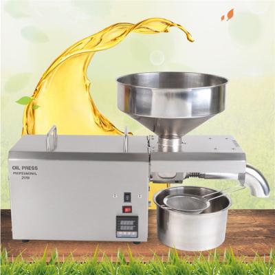 China Smart Screw Oil Expeller Small Cold Press Olive Oil Press Simple Durable Home Sunflower Oil Press Machine On Sale for sale