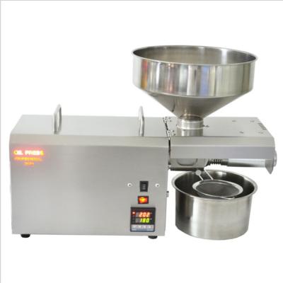 China Screw oil expeller high yield canola oil extraction machine/coconut oil squeezer/small home oil presser for sale