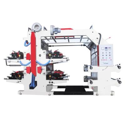 China Factory Exquisite Structure Manufacturing 4 Color Flexo Roll Printing Machine for sale