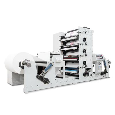 China Factory Machine Automatic Flexo Printing Four-color Die-Cutting Printing Machine for sale