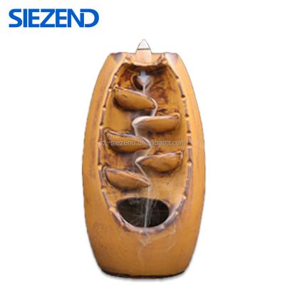 China Infuriate 2021 New Wholesale Ceramic Incense Stick Holder, High Quality Mini Back Flow Meditation Yoga Waterfall Censer for sale