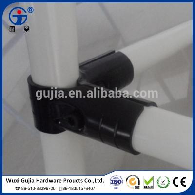 China SPHC 3D 90 Degree Pipe Metal Joint For Lean Pipe In Pipe Rack System HJ-2 for sale