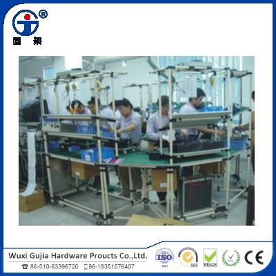 China Lean Structure Pipe Tube And Plastic Pipe Assembly Workbench for sale