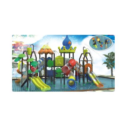 China OVER 7 YEARS Large Water Slide Park Children Plastic Swimming Pool Outdoor Playground Equipment On Sale for sale