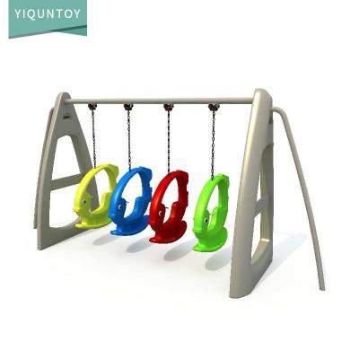 China Galvanized Steel Pipe And LLDPE Plastic Commercial Plastic Swing Sets Kids Indoor Playground Slide for sale