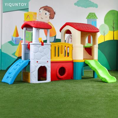 China OVER 7 YEARS Colorful Plastic Playground Hardware and Plastic Playhouse and Different Color Children's Slide for sale