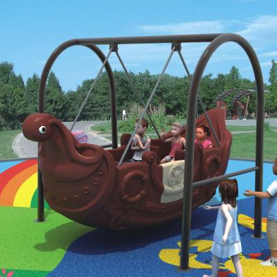 China Kindergarten tower plastic pirate ship for sale 270*238*235CM for sale