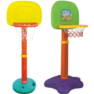 China Kids Indoor Playground Small Children Used Indoor Movable Plastic Basketball Rack For Kindergarten for sale