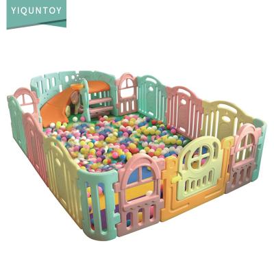 China Plastic Panel Toddler Fence Baby Large Babies Adults Plastic Playpen For Children for sale