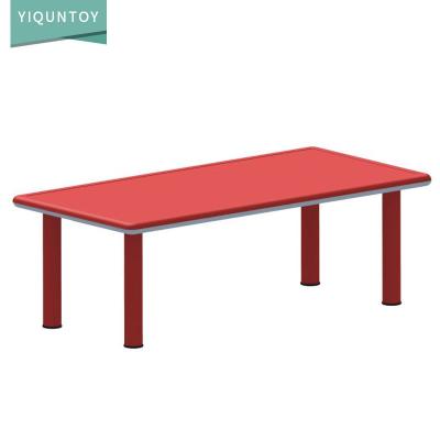 China Plastic popular best price kindergarten school kids plastic table and chairs on sale for sale