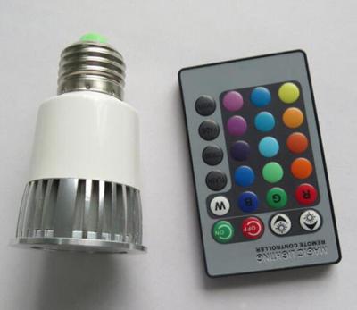 China New design indoor led lighting 5w rgb led spotlight with remote control for sale