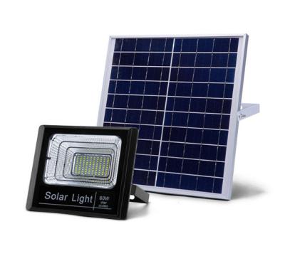 China Die cast aluminum outdoor waterproof 60w solar led floodlight for sale