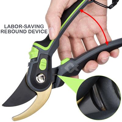 China Anti-skid Handle Shears Garden Scissors Tool Fruit Tree Branches Cutting Shears Picking Tool for sale