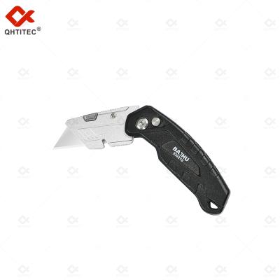 China Quick-change Aluminum Alloy Folding Student Service Handwork Office Decoration Wallpaper Knife Replaceable Blade SK5 for sale