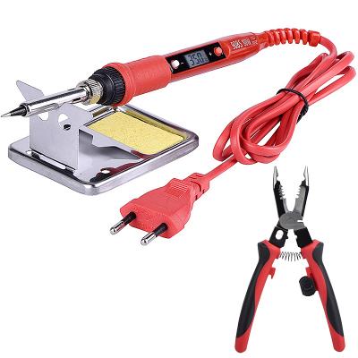 China PLIERS Wire Electrical Hand Wire Stripper Tools Multifunction Pliers Wire Stripper With LCD Lighting Display Soldering Iron Tool Kit for sale