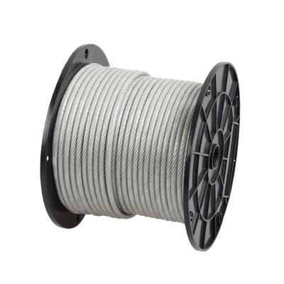 China Low Carbon Steel Wire Galvanized Bright Steel Wire Rope Zinc Coated Steel Wire Line for sale