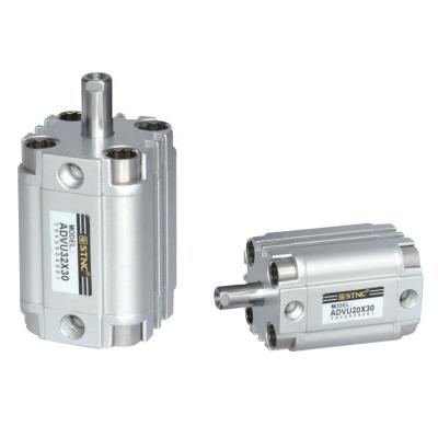 China ADVU32*32 Factory Series Double Acting Pneumatic Compact Cylinder for sale