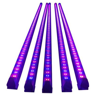 China Seed Starting 24w 3ft 4ft Blue Led Plant Grow Growing Tube Light For Flower Vegetable Fruit for sale